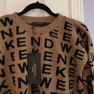 NEW MaxMara Weekend “Legno All Over Sweatshirt”